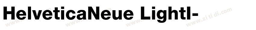 HelveticaNeue LightI字体转换